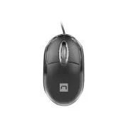 Natec Optikai egér VIREO 2/1000 DPI/Office/Optikai/1000 DPI/Vezeték nélküli USB/Fekete
