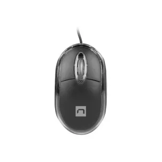 Natec Optikai egér VIREO 2/1000 DPI/Office/Optikai/1000 DPI/Vezeték nélküli USB/Fekete