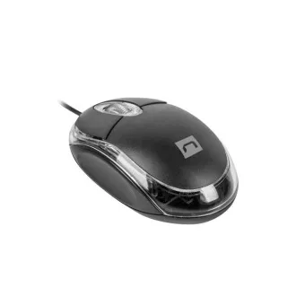 Natec Optikai egér VIREO 2/1000 DPI/Office/Optikai/1000 DPI/Vezeték nélküli USB/Fekete