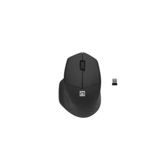 Natec optikai egér SISKIN 2/Office/Optikai/jobbkezes/1 600 DPI/USB BT/Fekete Natec optikai egér SISKIN 2/Office/Optikai/jobbkezes/1 600 DPI/USB BT/Fekete