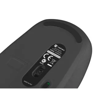 Natec Optikai egér HARRIER 2/1600 DPI/Office/Optikai/1600 DPI/Vezeték nélküli Bluetooth/Fekete
