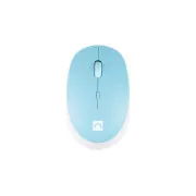 Natec Optikai egér HARRIER 2/1600 DPI/Office/Optikai/1600 DPI/Vezeték nélküli Bluetooth/Világoskék