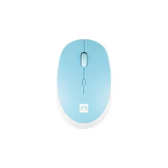 Natec Optikai egér HARRIER 2/1600 DPI/Office/Optikai/1600 DPI/Vezeték nélküli Bluetooth/Világoskék
