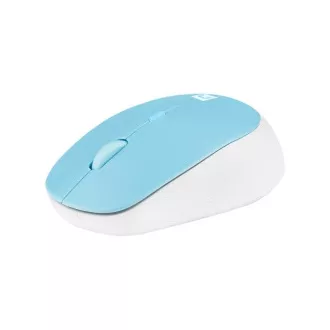 Natec Optikai egér HARRIER 2/1600 DPI/Office/Optikai/1600 DPI/Vezeték nélküli Bluetooth/Világoskék