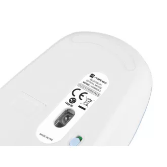 Natec Optikai egér HARRIER 2/1600 DPI/Office/Optikai/1600 DPI/Vezeték nélküli Bluetooth/Világoskék