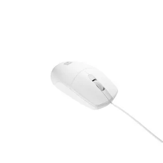 Natec optikai egér RUFF 2/1 000 DPI/Office/Optikai/1 000 DPI/Vezeték nélküli USB/Fehér