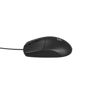 Natec Optikai egér RUFF 2/1 000 DPI/Office/Optikai/1 000 DPI/Vezeték nélküli USB/Fekete