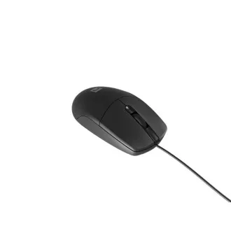 Natec Optikai egér RUFF 2/1 000 DPI/Office/Optikai/1 000 DPI/Vezeték nélküli USB/Fekete
