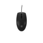 Natec optikai egér RUFF Plus 1200 DPI/Office/Optikai/1 200 DPI/Vezeték nélküli USB/Fekete