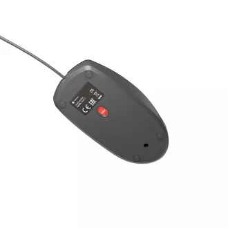 Natec optikai egér RUFF Plus 1200 DPI/Office/Optikai/1 200 DPI/Vezeték nélküli USB/Fekete