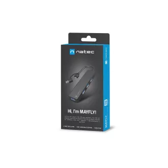 Natec MAYFLY hub 4xUSB-A 3.0 HUB   USB-A adapter