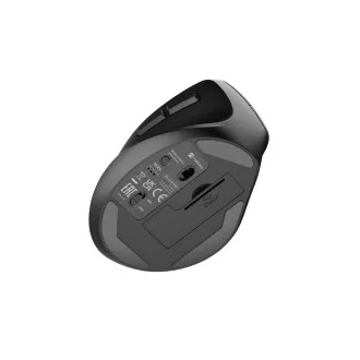 Natec CRAKE 2/Office/Optikai/Balkezes/2 400 DPI/USB BT/Fekete