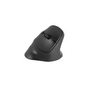 Natec CRAKE 2/Office/Optikai/jobbkezes/2 400 DPI/USB BT/Fekete