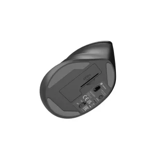 Natec CRAKE 2/Office/Optikai/jobbkezes/2 400 DPI/USB BT/Fekete