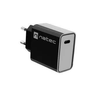 Natec RIBERA 20W 1X USB-C univerzális töltő, fekete