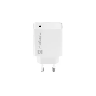 Natec RIBERA 20W 1X USB-C univerzális töltő, fehér