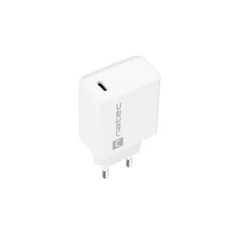 Natec RIBERA 20W 1X USB-C univerzális töltő, fehér