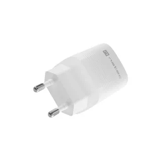 Univerzális USB töltő Natec RIBERA GaN 30W, 1X USB-A, 1X USB-C, fehér