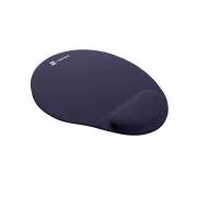 Ergonómikus gél egérpad Natec MARMOT, sötétkék, 245x225 mm