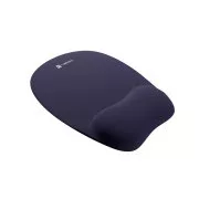 Natec CHIPMUNK ergonomikus egérpad, memóriahab, Navy kék, 230x200 mm