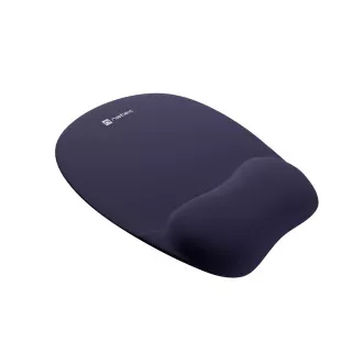 Natec CHIPMUNK ergonomikus egérpad, memóriahab, Navy kék, 230x200 mm