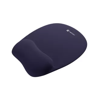 Natec CHIPMUNK ergonomikus egérpad, memóriahab, Navy kék, 230x200 mm