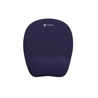 Natec CHIPMUNK ergonomikus egérpad, memóriahab, Navy kék, 230x200 mm