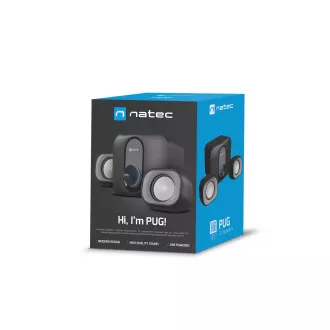 NATEC PUG/2.1/11W/fekete