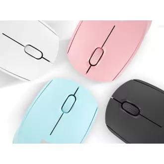 Egér Natec STORK/Office/Optikai/1 600 DPI/Vezeték nélküli USB/Rózsaszín