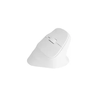 Natec CRAKE 2 vezeték nélküli egér/Office/Optikus/2 400 DPI/USB BT/Fehér/Vertikális/Optikus/Jobbkezes