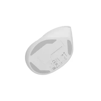 Natec CRAKE 2 vezeték nélküli egér/Office/Optikus/2 400 DPI/USB BT/Fehér/Vertikális/Optikus/Jobbkezes