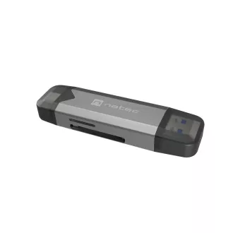 Natec SCARAB 3 USB-A   USB-C 3.1 GEN 1/microSD/microSDHC/microSDXC/SD/SDHC/SDXC/T-Flash kártyaolvasó