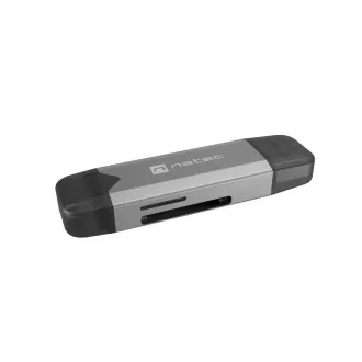 Natec SCARAB 3 USB-A   USB-C 3.1 GEN 1/microSD/microSDHC/microSDXC/SD/SDHC/SDXC/T-Flash kártyaolvasó