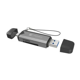 Natec SCARAB 3 USB-A   USB-C 3.1 GEN 1/microSD/microSDHC/microSDXC/SD/SDHC/SDXC/T-Flash kártyaolvasó