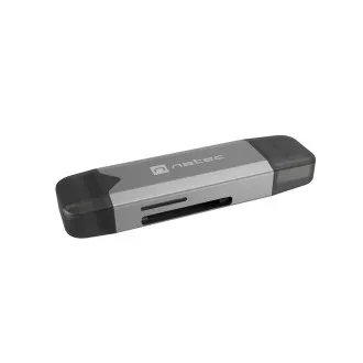 Natec SCARAB 3 USB-A   USB-C 3.1 GEN 1/microSD/microSDHC/microSDXC/SD/SDHC/SDXC/T-Flash kártyaolvasó