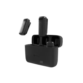 Mobil vezeték nélküli mikrofon Natec HOPPER LAVALIER USB-C, 2 db