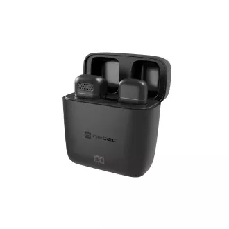 Mobil vezeték nélküli mikrofon Natec HOPPER LAVALIER USB-C