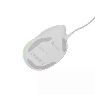 Natec CRAKE 2 PRO Függőleges egér/Vertikális/Optikus/Jobbkezes/12 400 DPI/Vezeték nélküli USB-A/Fehér