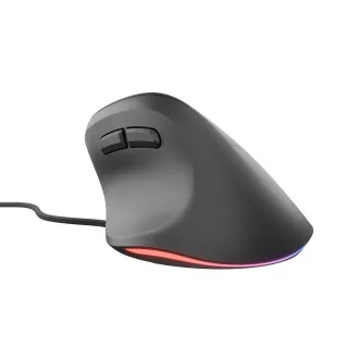 Natec CRAKE 2 PRO Függőleges egér/Vertikális/Optikus/Jobbkezes/12 400 DPI/Vezeték nélküli USB-A/Fekete