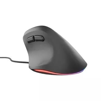 Natec CRAKE 2 PRO Függőleges egér/Vertikális/Optikus/Jobbkezes/12 400 DPI/Vezeték nélküli USB-A/Fekete