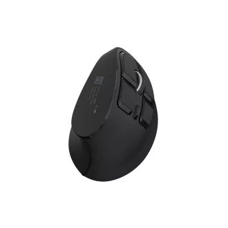 Natec EUPHONIE PRO/Vertikális/Blue Sense/Jobbkezes/4,000 DPI/USB BT/Fekete függőleges vezeték nélküli egér