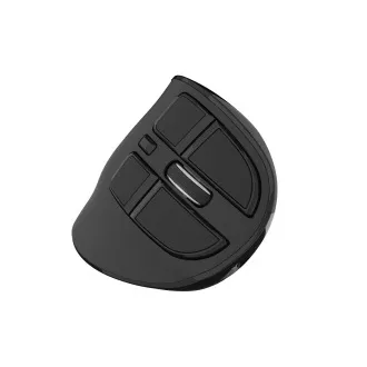 Natec EUPHONIE PRO/Vertikális/Blue Sense/Jobbkezes/4,000 DPI/USB BT/Fekete függőleges vezeték nélküli egér