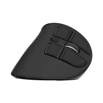 Natec EUPHONIE PRO/Vertikális/Blue Sense/Jobbkezes/4,000 DPI/USB BT/Fekete függőleges vezeték nélküli egér