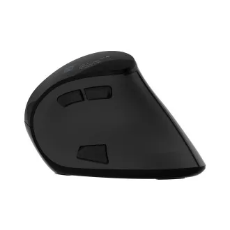 Natec EUPHONIE PRO/Vertikális/Blue Sense/Jobbkezes/4,000 DPI/USB BT/Fekete függőleges vezeték nélküli egér