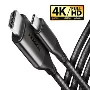 AXAGON RVC-HI2MC, USB-C -> HDMI 2.0a reduktor / kábel 1.8m, 4K/60Hz HDR10