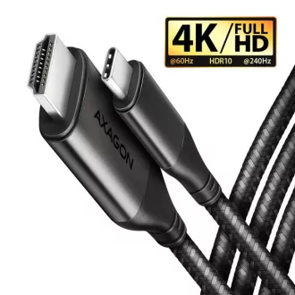 AXAGON RVC-HI2MC, USB-C -> HDMI 2.0a reduktor / kábel 1,8m, 4K/60Hz HDR10
