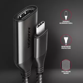 AXAGON RVC-HI2M, USB-C -> HDMI 2.0a reduktor/adapter, 4K/60Hz HDR10