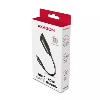 AXAGON RVC-HI2M, USB-C -> HDMI 2.0a reduktor/adapter, 4K/60Hz HDR10