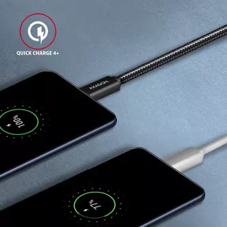 AXAGON BUCM32-CM05AB, SPEED kábel USB-C <-> USB-C, 0.5m, USB 20Gbps, PD 100W 5A, 4K HD, ALU, fonott, fonott kábel AXAGON BUCM32-CM05AB, SPEED kábel USB-C <-> USB-C, 0.5m, USB 20Gbps, PD 100W 5A, 4K HD, ALU, fonott, fonott kábel