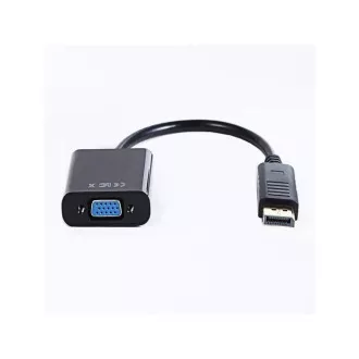 Gembird DisplayPort - VGA adapter, M/F, fekete